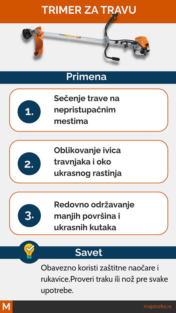 mehanizacija za baštu - trimer