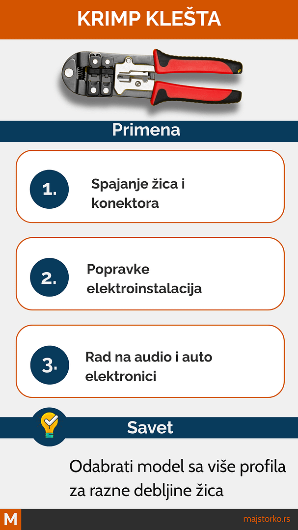 osnovni alat za radionicu - krimp klešta